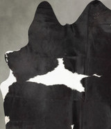 Black and White XX-Large Brazilian Cowhide Rug 8'5"H x 6'5"W #B29605 by Hudson Hides