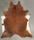 Medium Brindle XX-Large Brazilian Cowhide Rug 8'6"H x 7'4"W #B29606 by Hudson Hides