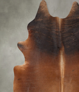 Warm Caramel XX-Large Brazilian Cowhide Rug 8'6"H x 7'3"W #B29610 by Hudson Hides