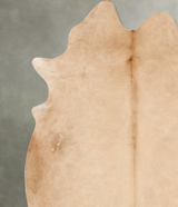 Beige XX-Large Brazilian Cowhide Rug 8'8"H x 7'0"W #B29612 by Hudson Hides