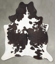 Chocolate and White XX-Large Brazilian Cowhide Rug 8'1"H x 6'9"W #B29615 by Hudson Hides