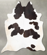 Chocolate and White XX-Large Brazilian Cowhide Rug 9'1"H x 7'6"W #B29617 by Hudson Hides