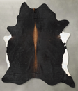 Chocolate XX-Large Brazilian Cowhide Rug 7'10"H x 6'8"W #B29620 by Hudson Hides