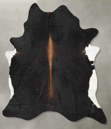 Chocolate XX-Large Brazilian Cowhide Rug 7'10"H x 6'8"W #B29620 by Hudson Hides