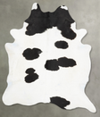 Black and White XX-Large Brazilian Cowhide Rug 8'3"H x 6'5"W #B29621 by Hudson Hides