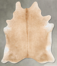 Beige XX-Large Brazilian Cowhide Rug 8'3"H x 7'0"W #B29624 by Hudson Hides