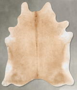 Beige XX-Large Brazilian Cowhide Rug 8'3"H x 7'0"W #B29624 by Hudson Hides