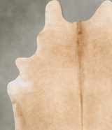 Beige XX-Large Brazilian Cowhide Rug 8'3"H x 7'0"W #B29624 by Hudson Hides