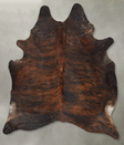 Dark Brindle XX-Large Brazilian Cowhide Rug 8'0"H x 6'5"W #B29635 by Hudson Hides