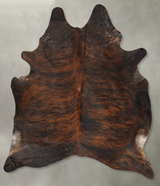 Dark Brindle XX-Large Brazilian Cowhide Rug 8'0"H x 6'5"W #B29635 by Hudson Hides