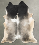 Medium Grey XX-Large Brazilian Cowhide Rug 8'0"H x 6'6"W #B29636 by Hudson Hides