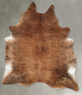 Medium Brindle XX-Large Brazilian Cowhide Rug 9'4"H x 7'4"W #B29641 by Hudson Hides