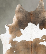 Chocolate and White XX-Large Brazilian Cowhide Rug 8'9"H x 7'2"W #B29643 by Hudson Hides