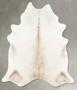 Champagne XX-Large Brazilian Cowhide Rug 8'5"H x 7'2"W #B29646 by Hudson Hides