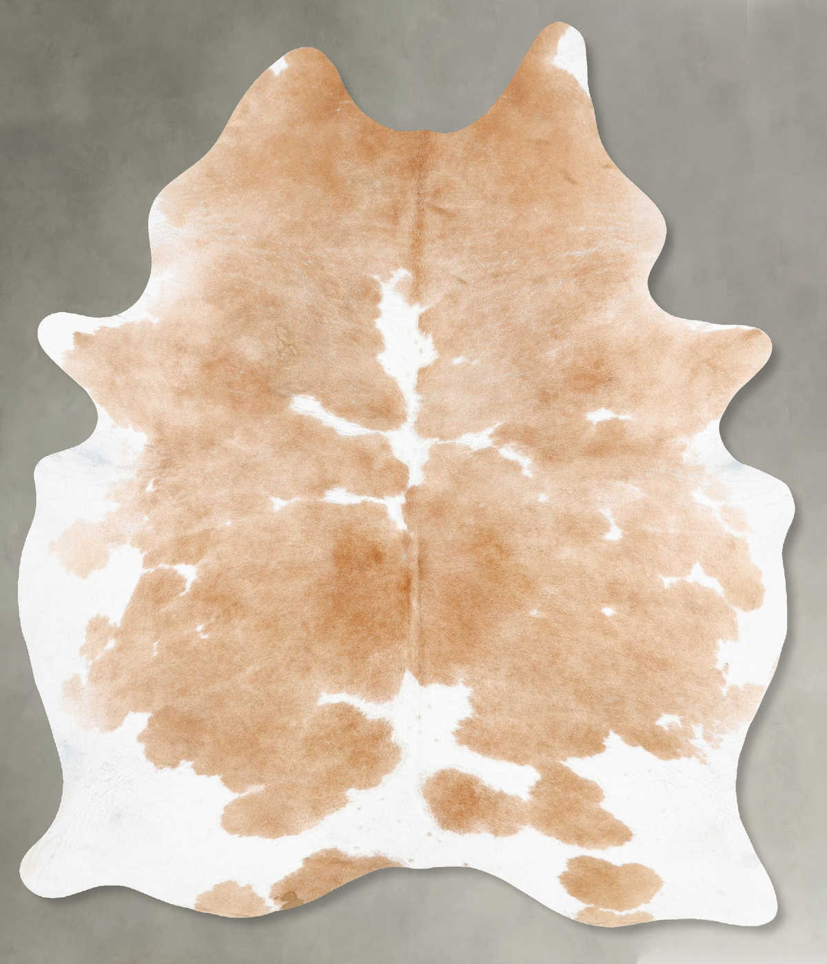 Beige and White Cowhide Rug #B29647