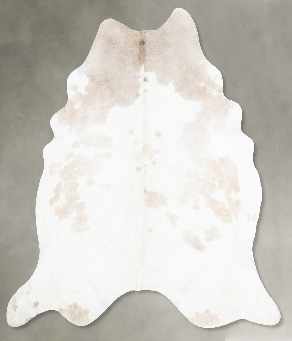 Beige and White Cowhide Rug #B29650
