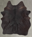 Solid Black X-Large Brazilian Cowhide Rug 8'0"H x 5'4"W #B29654 by Hudson Hides