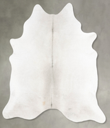Light Grey X-Large Brazilian Cowhide Rug 7'7"H x 6'7"W #B29655 by Hudson Hides