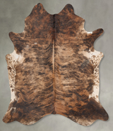 Dark Brindle XX-Large Brazilian Cowhide Rug 8'1"H x 6'11"W #B29659 by Hudson Hides