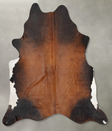 Warm Caramel XX-Large Brazilian Cowhide Rug 7'10"H x 7'0"W #B29663 by Hudson Hides