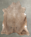 Taupe X-Large Brazilian Cowhide Rug 7'1"H x 6'5"W #B29667 by Hudson Hides