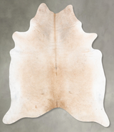 Grey with Beige XX-Large Brazilian Cowhide Rug 8'0"H x 6'7"W #B29670 by Hudson Hides