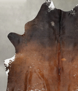Chocolate and White XX-Large Brazilian Cowhide Rug 9'4"H x 6'8"W #B29671 by Hudson Hides