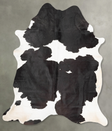 Black and White XX-Large Brazilian Cowhide Rug 8'2"H x 6'6"W #B29677 by Hudson Hides
