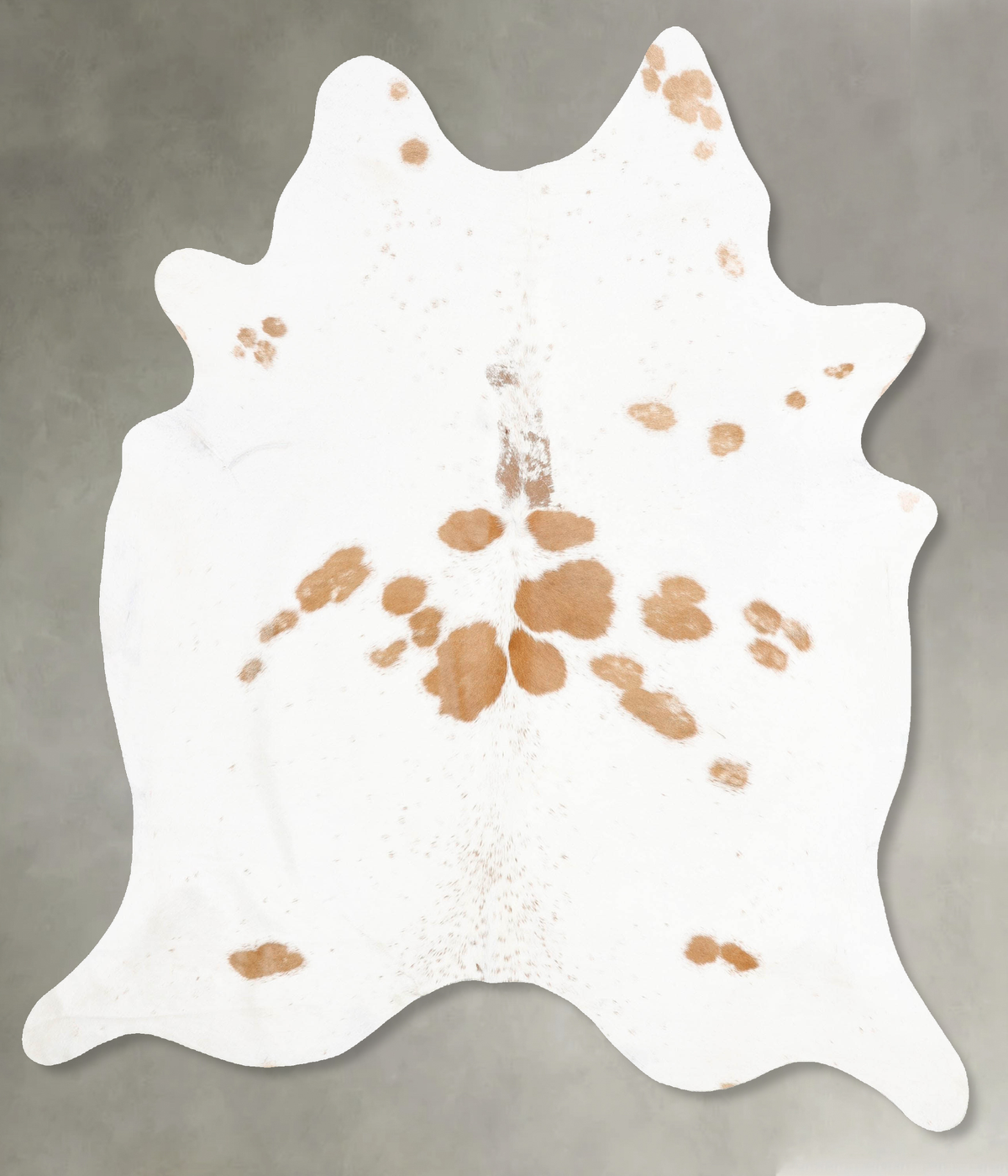 Beige and White Cowhide Rug #B29678