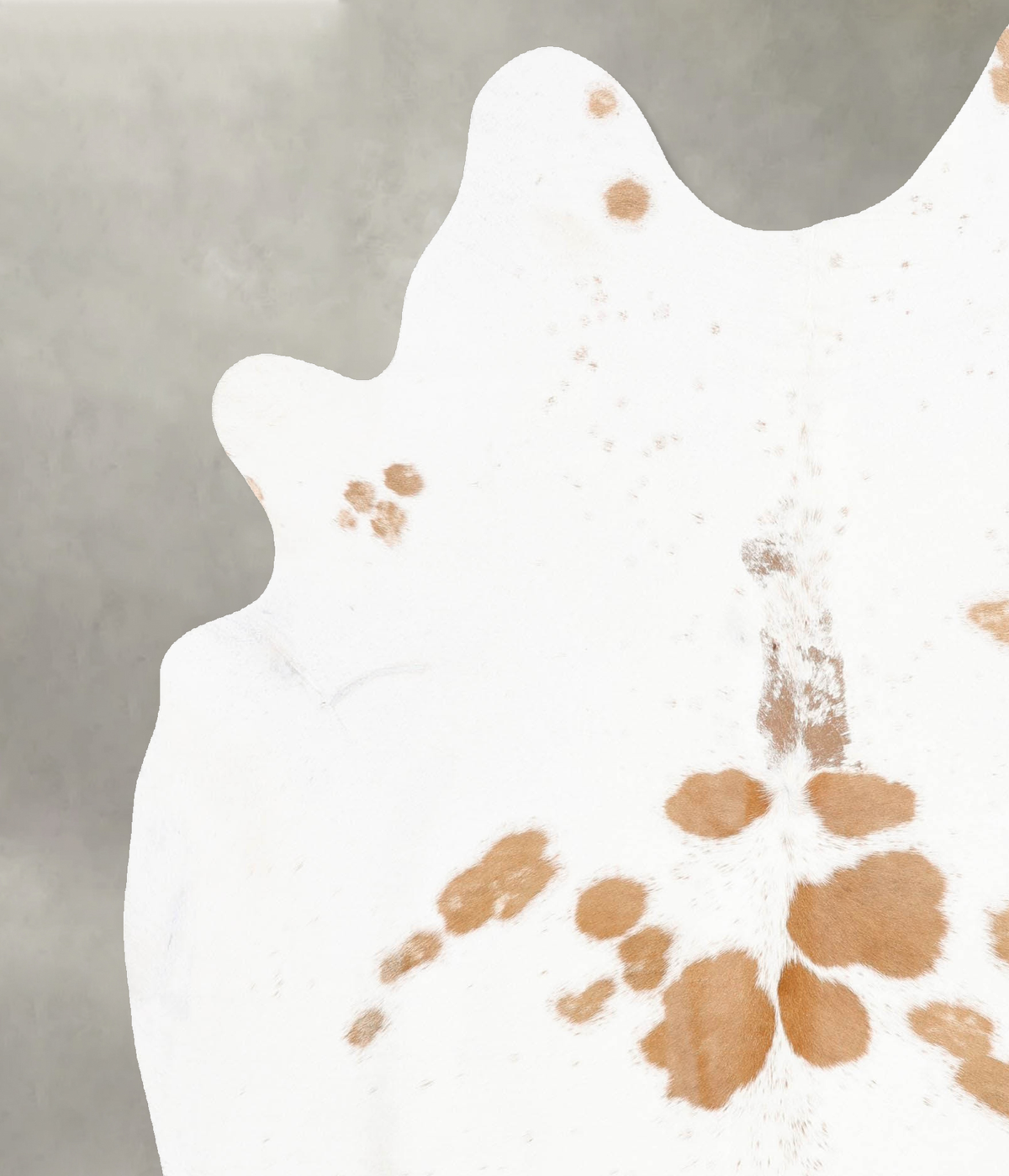 Beige and White XX-Large Brazilian Cowhide Rug 8'0"H x 6'4"W #B29678 by Hudson Hides