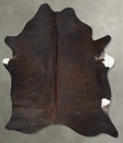 Chocolate X-Large Brazilian Cowhide Rug 7'9"H x 6'1"W #B29679 by Hudson Hides