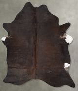 Chocolate X-Large Brazilian Cowhide Rug 7'9"H x 6'1"W #B29679 by Hudson Hides