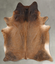 Warm Caramel X-Large Brazilian Cowhide Rug 7'10"H x 6'3"W #B29682 by Hudson Hides