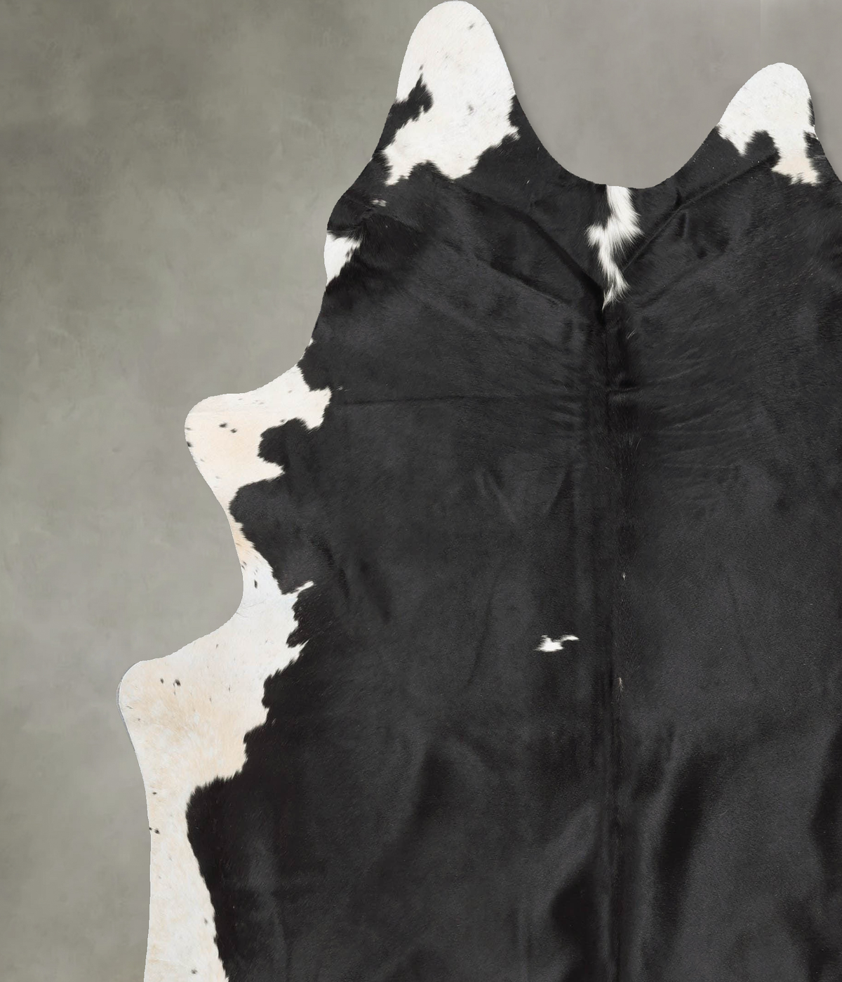 Black and White XX-Large Brazilian Cowhide Rug 7'10"H x 7'2"W #B29688 by Hudson Hides