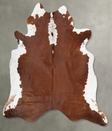Hereford XX-Large Brazilian Cowhide Rug 8'0"H x 7'7"W #B29694 by Hudson Hides