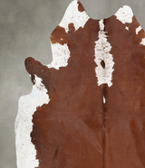 Hereford XX-Large Brazilian Cowhide Rug 8'0"H x 7'7"W #B29694 by Hudson Hides