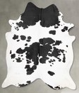 Black and White XX-Large Brazilian Cowhide Rug 8'7"H x 7'2"W #B29696 by Hudson Hides