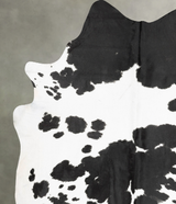 Black and White XX-Large Brazilian Cowhide Rug 8'7"H x 7'2"W #B29696 by Hudson Hides
