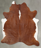 Hereford XX-Large Brazilian Cowhide Rug 8'0"H x 6'6"W #B29700 by Hudson Hides