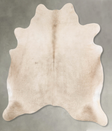 Champagne X-Large Brazilian Cowhide Rug 6'8"H x 6'0"W #B29709 by Hudson Hides