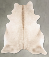 Champagne X-Large Brazilian Cowhide Rug 7'9"H x 6'0"W #B29710 by Hudson Hides