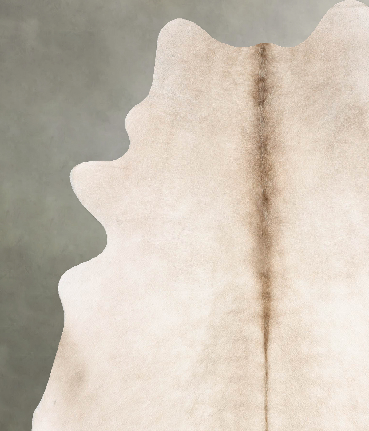 Champagne X-Large Brazilian Cowhide Rug 7'9"H x 6'0"W #B29710 by Hudson Hides