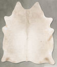Champagne X-Large Brazilian Cowhide Rug 7'1"H x 5'9"W #B29716 by Hudson Hides