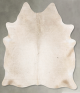Champagne X-Large Brazilian Cowhide Rug 7'1"H x 5'9"W #B29716 by Hudson Hides