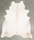 Champagne X-Large Brazilian Cowhide Rug 7'3"H x 6'1"W #B29717 by Hudson Hides