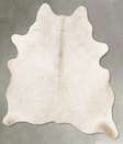 Champagne Large Brazilian Cowhide Rug 6'9"H x 5'7"W #B29718 by Hudson Hides