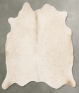 Champagne Large Brazilian Cowhide Rug 5'5"H x 5'7"W #B29722 by Hudson Hides