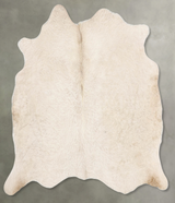 Champagne Large Brazilian Cowhide Rug 5'5"H x 5'7"W #B29722 by Hudson Hides