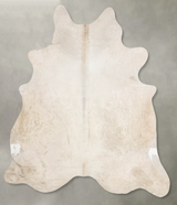 Champagne X-Large Brazilian Cowhide Rug 7'6"H x 6'4"W #B29723 by Hudson Hides