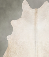 Champagne X-Large Brazilian Cowhide Rug 7'6"H x 6'4"W #B29723 by Hudson Hides